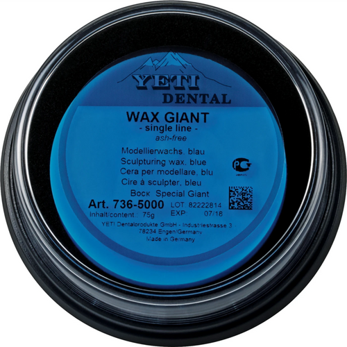 WAX GIANT Piece 75 g blue, single line