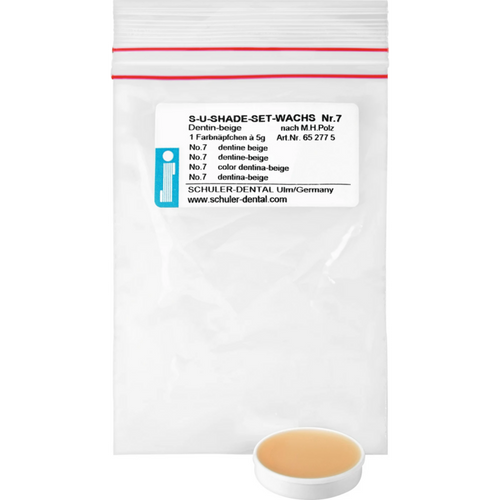 S-U-Shade set Pack of 5 g dentin-beige shade tabs
