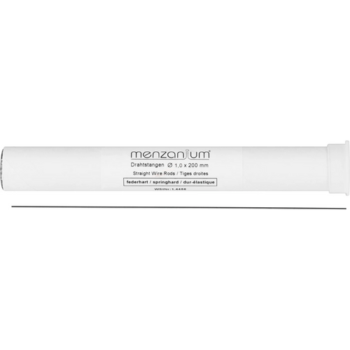 MENZANIUM® wire rods Pack 500 g Ø 200 mm, thickness 1 mm, spring-hard