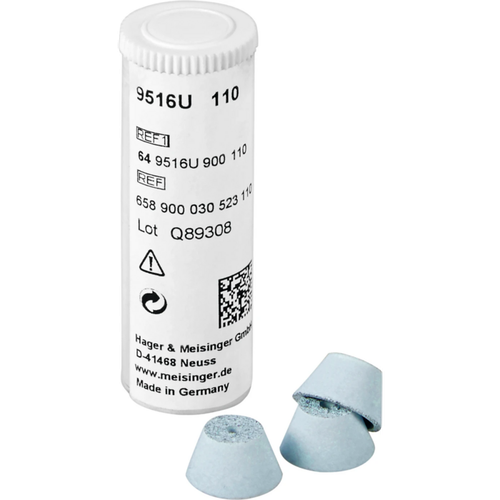 Universal polisher 9516U Pack of 10 pieces unmounted, white, figure 030, 6.5 mm, ISO 110