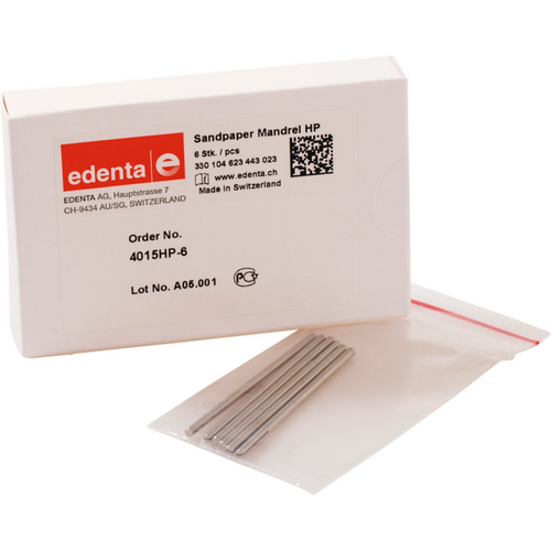 Sandpaper mandrels Pack of 6 pieces HP, 11 mm, ISO 023