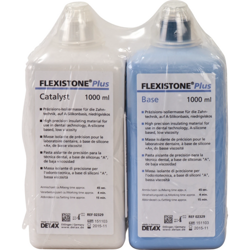 FLEXISTONE® Plus Ecopack 1 liter base, 1 liter catalyst, 4 mixing cups