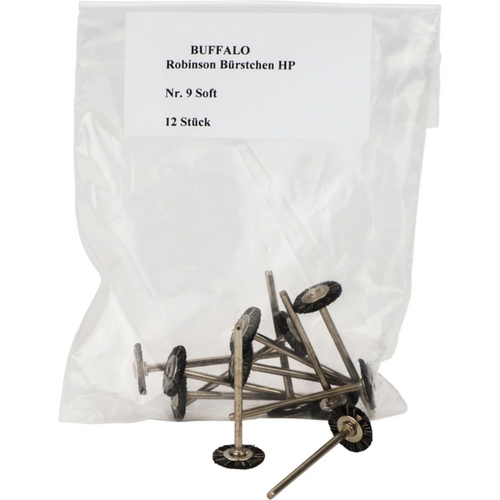 Abbott-Robinson brushes Pack of 12 No. 9, Soft