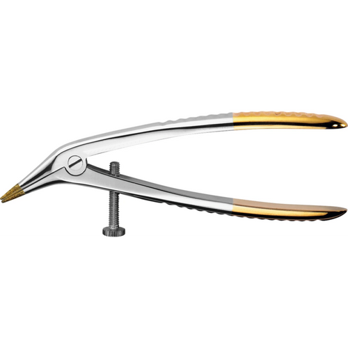 Telescopic crown forceps according to Böhm Piece 1334D diamond-coated tips. 12.5 cm