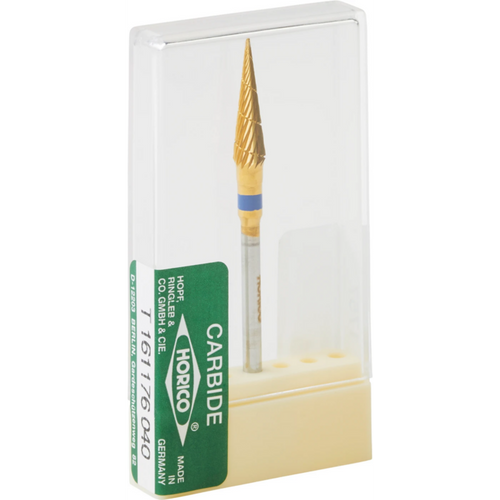 Carbide cutter 161 piece titanium nitride coated, cross cut, blue normal, HP, figure T161, 14 mm, ISO 040