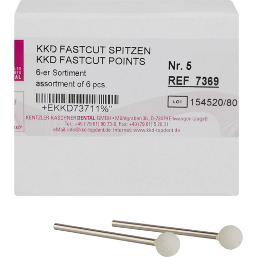 KKD® Fastcut tips Pack of 6 No. 5