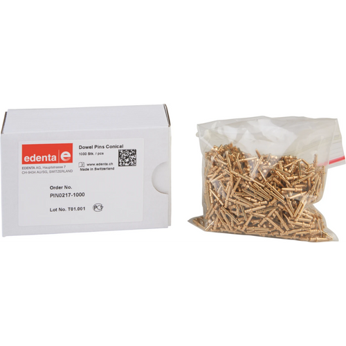 Round pins Pack of 1,000 pins 13 mm