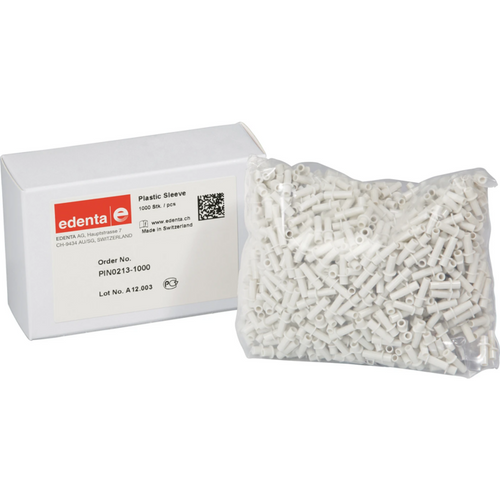 Round pins Pack of 1,000 plastic sleeves 11 mm