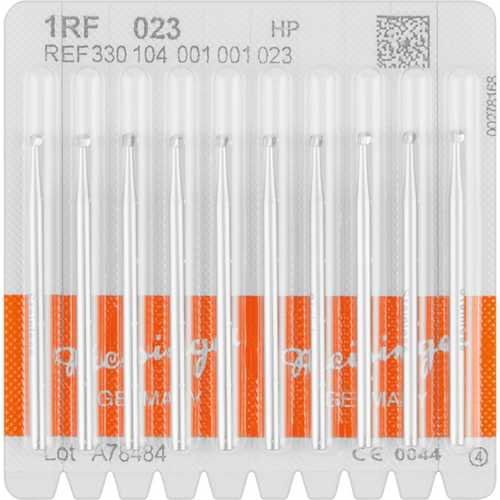 Steel drill 1RF Pack of 10 pieces HP, figure 001, ISO 023