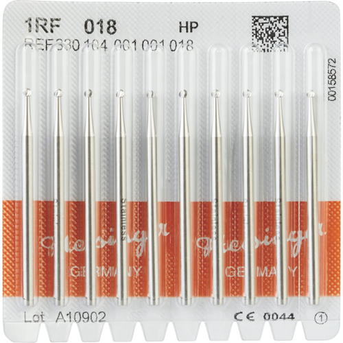 Steel drill 1RF Pack of 10 pieces HP, figure 001, ISO 018