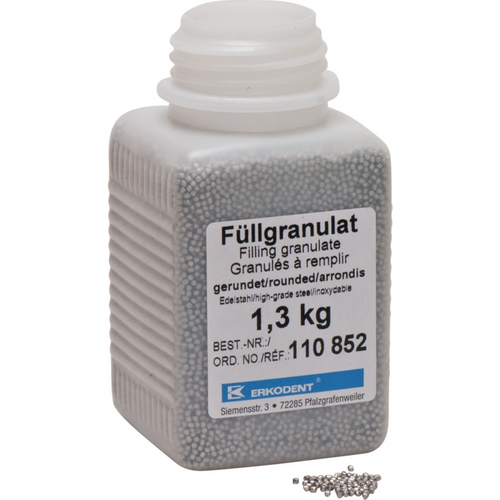 Filling granulate stainless steel Package 1.3 kg rounded