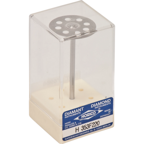 SUPERDIAFLEX® 353 piece double-sided, very flexible, yellow extra-fine, HP, figure 353 F, 0.15 mm, ISO 220