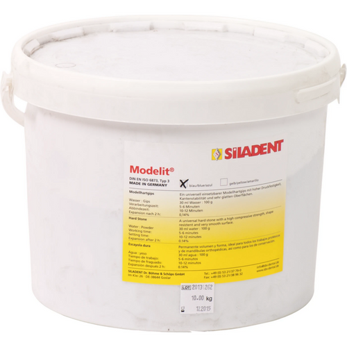Modelit® Bucket 10 kg plaster blue