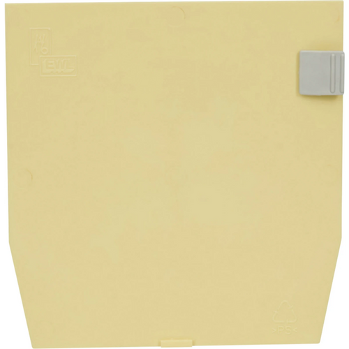 MASTERspace Pack of 10 pegboards sulphur yellow
