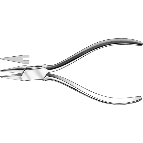 Flat nose pliers Piece Pointed pliers 13 cm, smooth