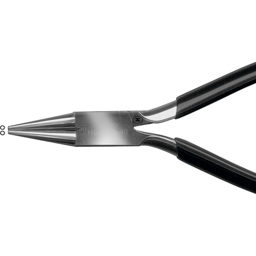Round nose pliers piece HSL 536-40, 135 mm