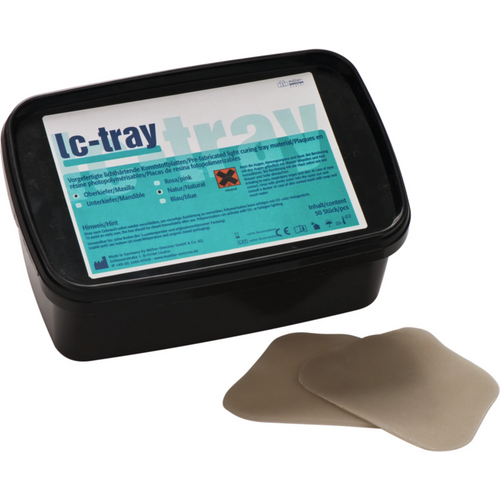 lc-tray Pack of 50 pieces natural, upper jaw