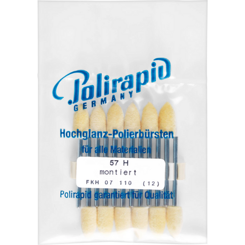 Felt body Pack of 12 pieces no. 57, HP, felt, figure cone, Ø 7 mm, L: 15 mm