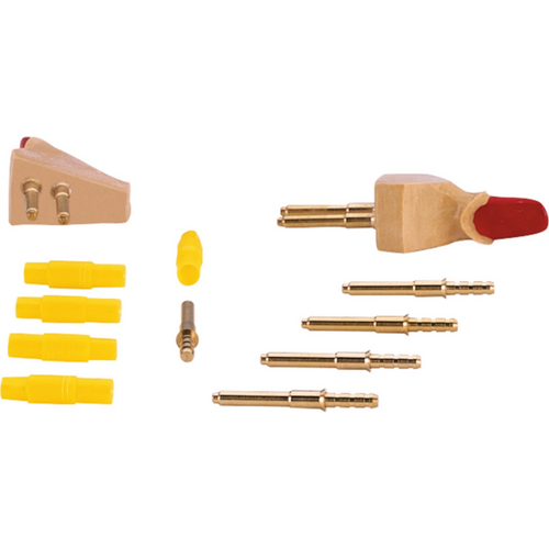 Heraeus pin system Pack of 1,000 stepped pins with plastic sleeves