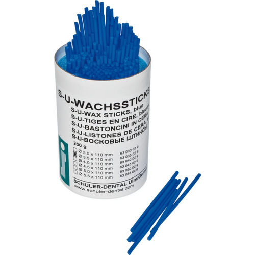 S-U WAX STICKS Pack of 250 g blue, Ø 3.5 mm