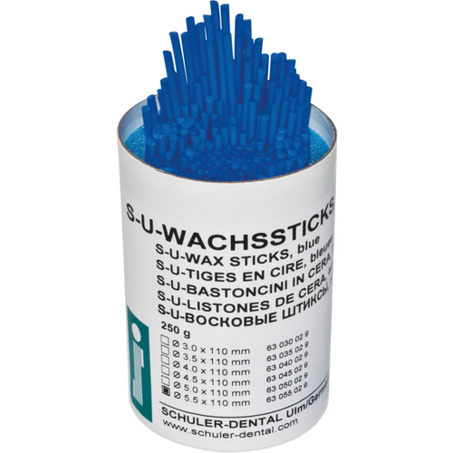 S-U WAX STICKS Pack of 250 g blue, Ø 5.5 mm