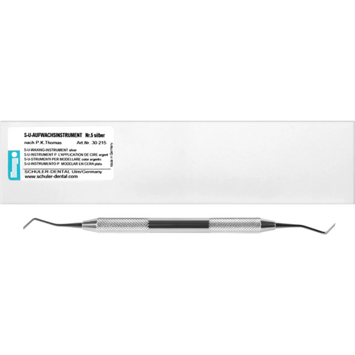 S-U waxing instruments according to P. K. Thomas piece silver, number 5