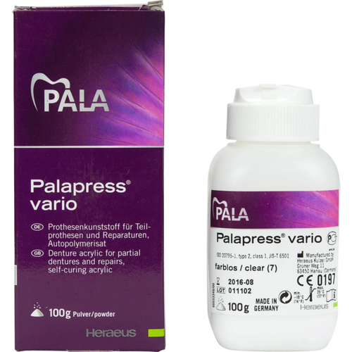 Palapress® vario Bottle 100 g powder colorless