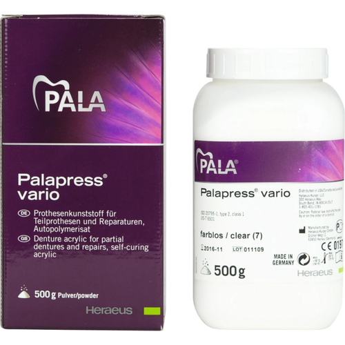 Palapress® vario Bottle 500 g powder colorless