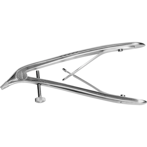 Telescopic crown pliers "Teleflex Mini" according to Hoyer piece HSL 2361-12, with double spring