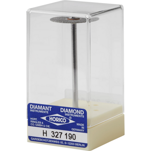 Diamond disks 327 piece double-sided, rigid, HP, figure 327, 0.5 mm, ISO 190