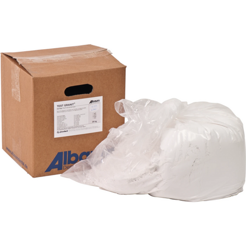 Test granite Carton 20 kg granite white