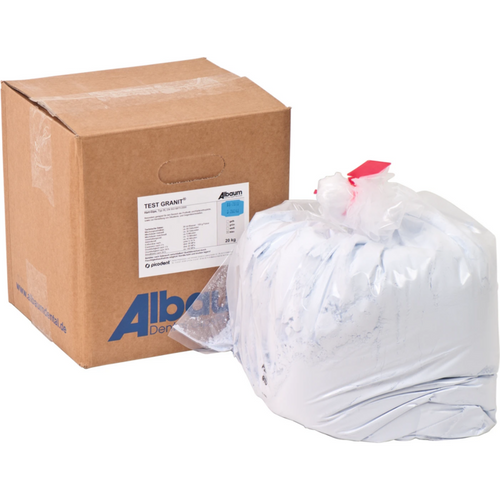 Test granite Carton 20 kg granite blue