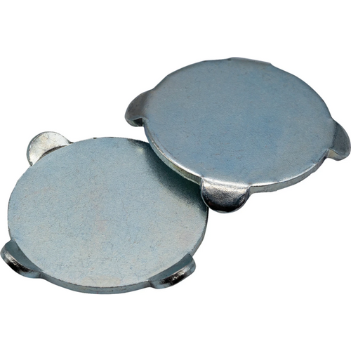 Magnet system Pack of 50 adhesive washers, punched, with 4 edged ears, nickel-plated