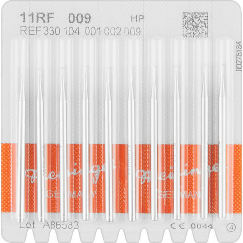 Steel drill 11RF Pack of 10 pieces HP, figure 001, ISO 009