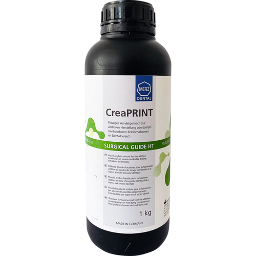 CreaPRINT Surgical guide HT Bottle 1 kg 385 nm, spring-green