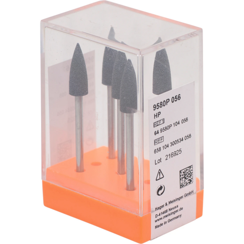 Plastic polisher 9580 Pack of 5 pieces gray, HP, figure 300, 16 mm, ISO 056