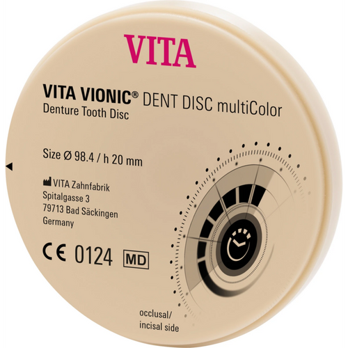 VITA VIONIC® DENT DISC multiColor piece 98.4 mm, H 20 mm, C4