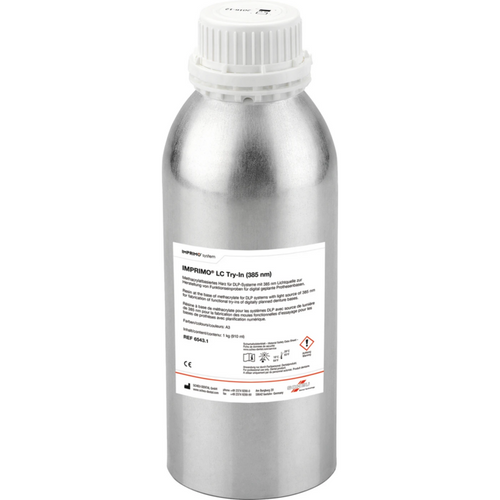 IMPRIMO® LC Try-In Bottle 1 kg 385 nm, A3