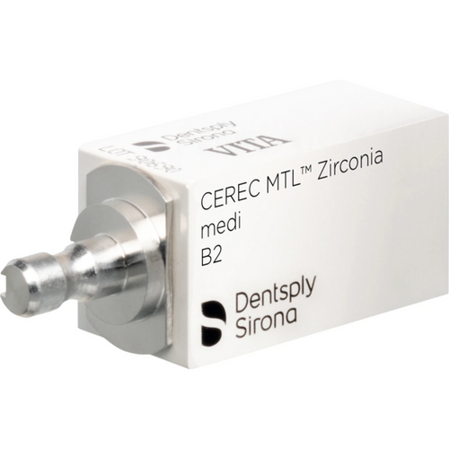 CEREC MTL™ Zirconia Pack of 2 pieces medi B2