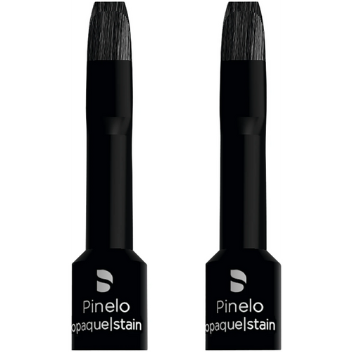 Pinelo ceramic brushes Pack of 2 brush tips opaque/stain