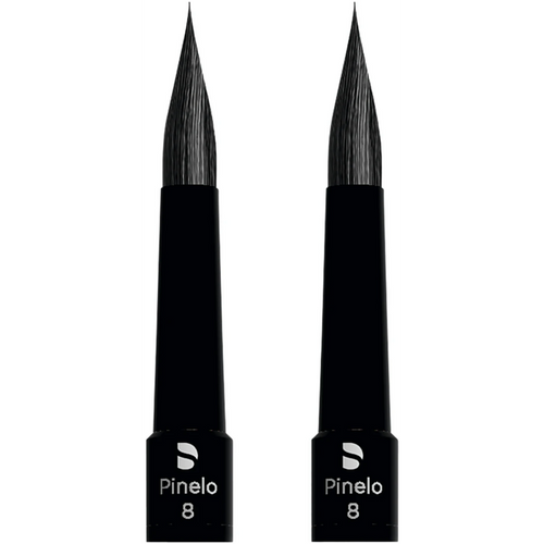 Pinelo ceramic brushes Pack of 2 brush tips no. 8