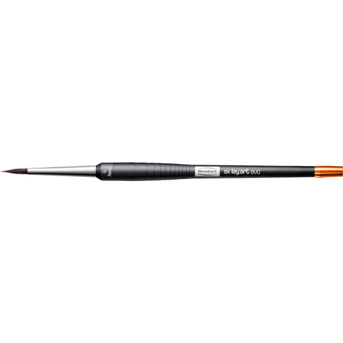 lay:art evo Piece Brush size 4 with handle standard, flame