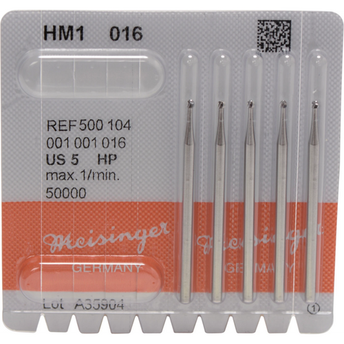 Carbide drill 1 Pack of 5 pieces HP, figure 001, ISO 016