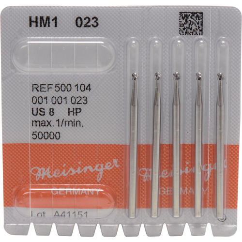 Carbide drill 1 Pack of 5 pieces HP, figure 001, ISO 023