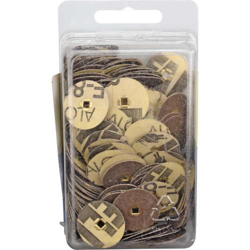 MOORE® Snap-on-off paper disks Pack of 200 pieces of sand, coarse, Ø 22 mm