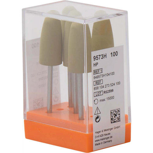 Plastic polisher 9573 Pack of 5 yellow, HP, figure 273, 24 mm, ISO 100