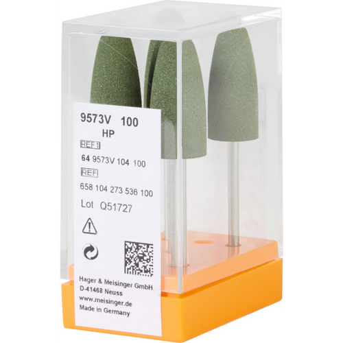 Plastic polisher 9573 Pack of 5 pieces green, HP, figure 273, 24 mm, ISO 100