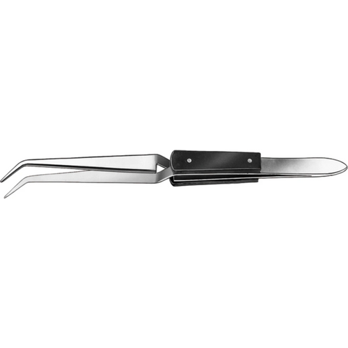 Soldering tweezers Piece curved, 160 mm