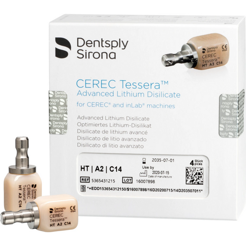 CEREC Tessera™ Refill pack 4 pieces size C14, A2 HT