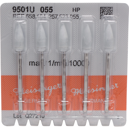 Universal polisher 9501U Pack of 5 white, HP, figure 257, 15 mm, ISO 055